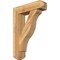 Ekena Millwork Funston Craftsman Rough Sawn Bracket w/ Offset Brace, Western Red Cedar, 8"W x 30"D x 42"H BKT0806X30X42FST04RWR - alternate 1